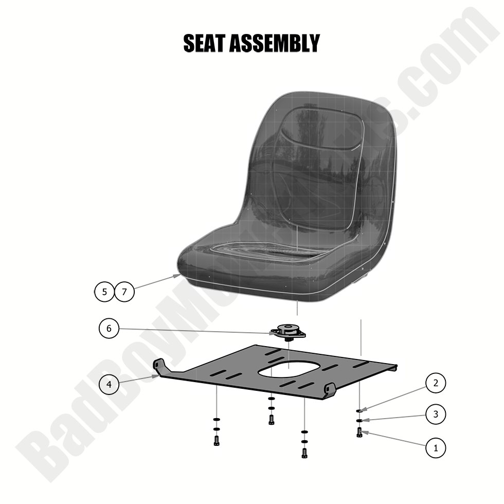 2019 MZ & MZ Magnum Seat Assembly
